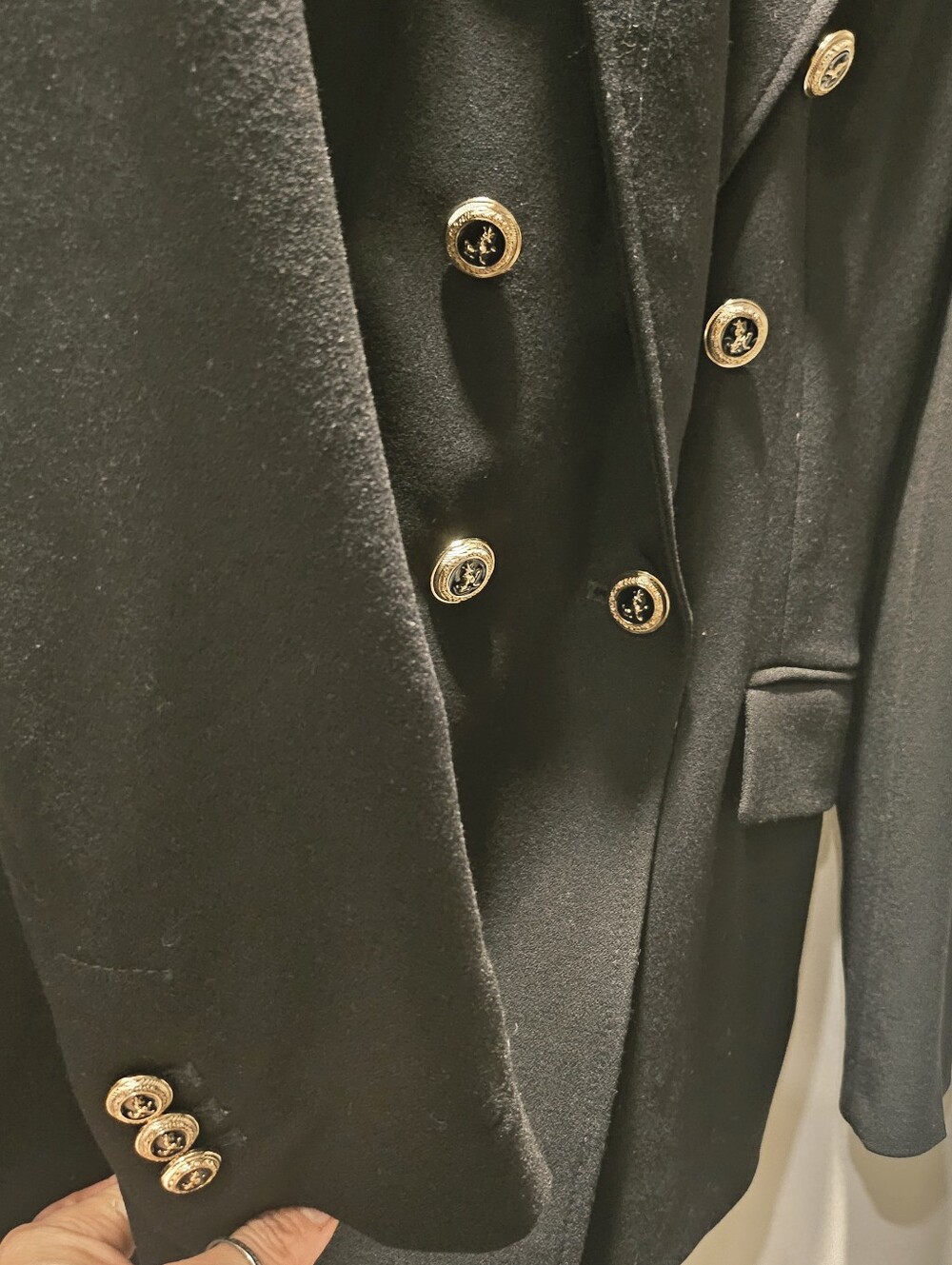 Zara tailored double breasted blazer M - Picture 3 of 4